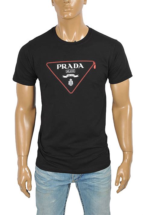 black prada shirt mens|Prada men' s t shirts.